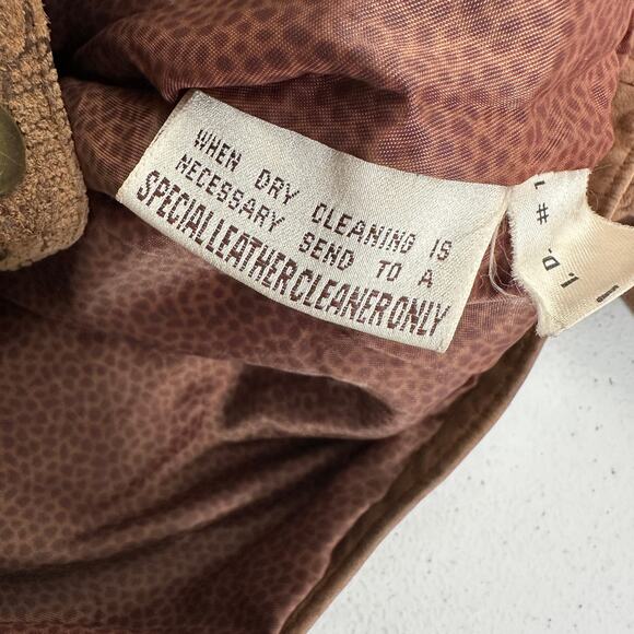 G III Leather Jacket Women Sz L Patchwork Moto Western Rockabilly Distressed 80s - Picture 4 of 8